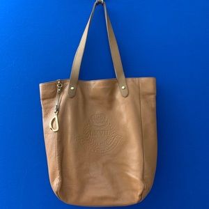 Ralph Lauren tote: plaid interior, excellent